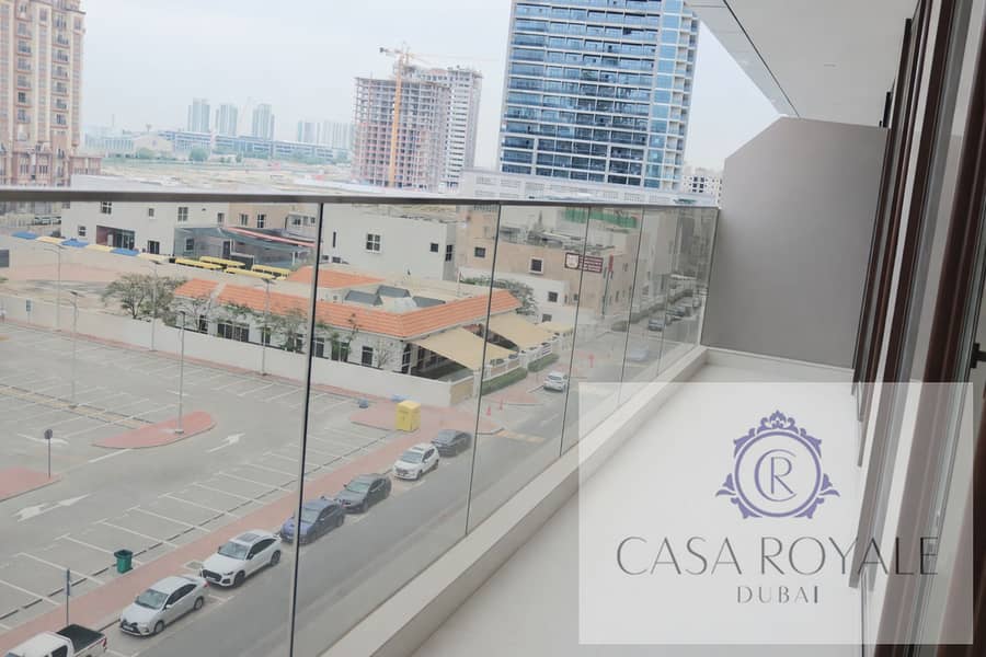 18 Modern balcony with city view. png
