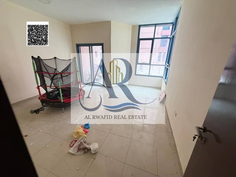 2-bedroom apartment with hall and maid’s room for rent in Al Nuaimiya 1 tower.