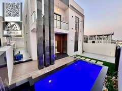 Villa for sale in Al Helio 2 with a swimming pool | 4 master bedrooms + majlis and living room | AED 1,550,000 including registration