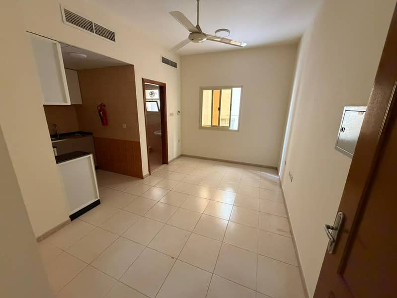 Studio in Prime Location Al Hamidiya Near Ajman Court & University with Semi Separate Kitchen & Central AC