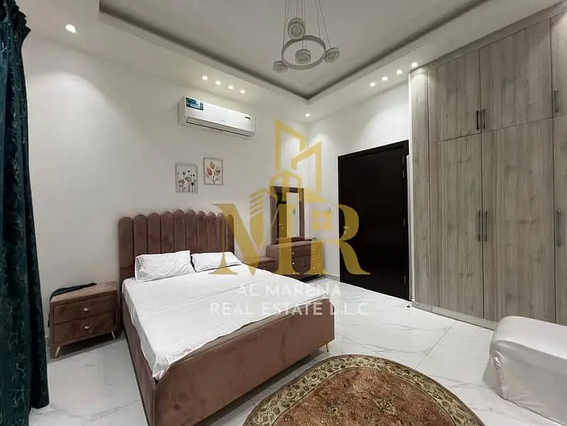 Own your dream two-story villa in Al Yasmin area with a price that includes electricity, water, and air conditioning, directly from the owner with no - More