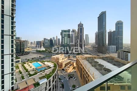 1 Bedroom Flat for Rent in Downtown Dubai, Dubai - Mid Floor | Fully Furnished | Community View