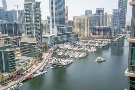 2 Bedroom Flat for Rent in Dubai Marina, Dubai - Marina Canal View | High Floor | Large layout