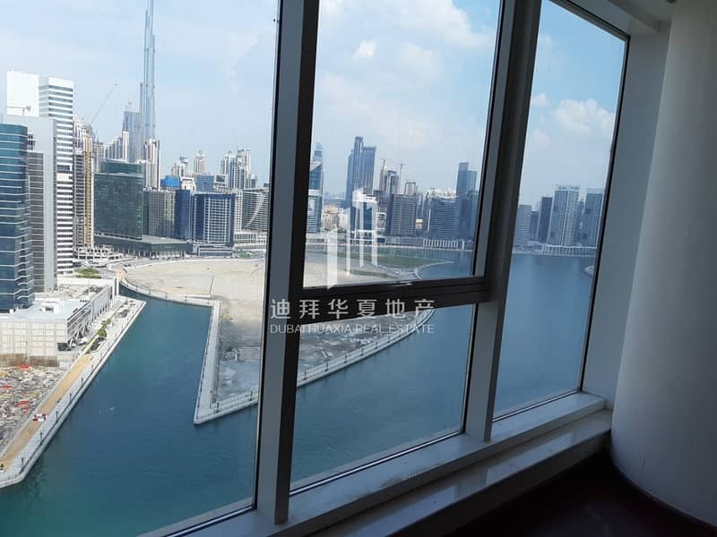 Office Space | Full Lake & Burj View | Fitted