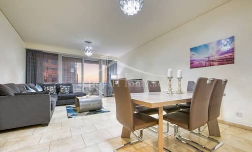2 Bedroom Flat for Rent in Jumeirah Beach Residence (JBR), Dubai - Luxury 2BR | Low Floor | Fully Equipped Kitchen