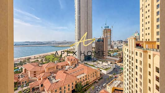 Studio for Rent in Jumeirah Beach Residence (JBR), Dubai - Spacious Studio | Bright Interior | Sea View