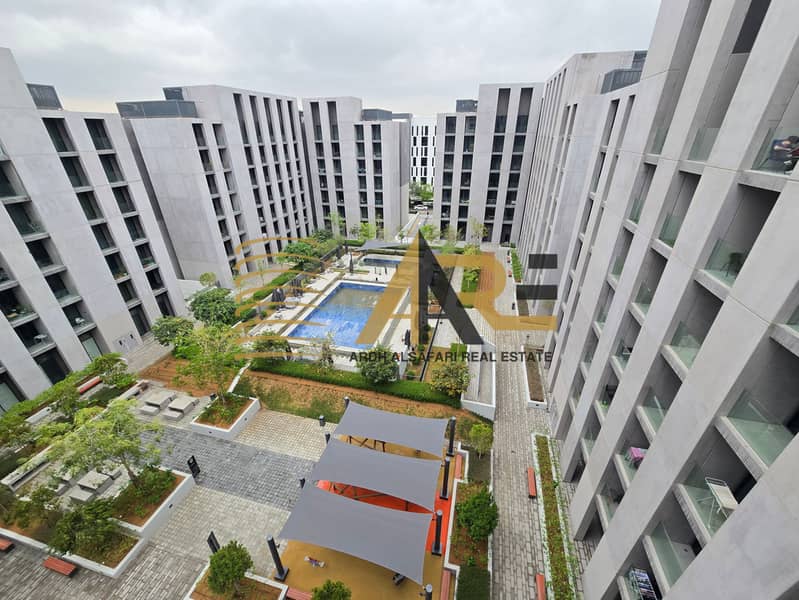 Resort-Style Living | Direct pool view| 1BHK Tiraz | Double Balcony Pool View