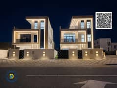 فيلا مودرن تشطيب سوبر ديولكس 5 غرف ومسبح وروف بمنطقة الباهية عجمان بسعر ممتاز