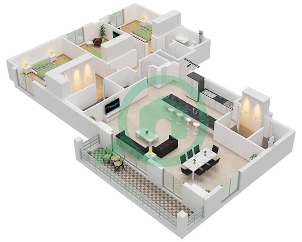 Type 1 Unit 8 Floor 2-5 Type 1 Unit 8 Floor 2-5