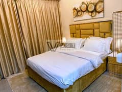 استوديو مفروش | برج ميرانو | شرفة وإطلالات على المدينة