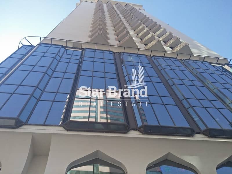 HUGE SIZE! FITTED OFFICE IN HAMDAN STREET FOR RENT