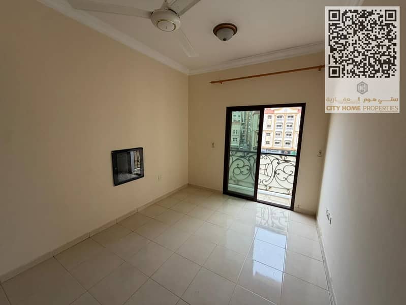 1BHK for Rent in Al Hamidiya Ajman Prime Location Near Court Ajman University 2 Balconies Central AC Water Included