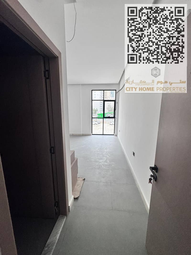 Brand New 1BHK Apartment for Rent in Al Nakheel 1 Ajman Near Corniche Master Bedroom Split AC Built in Wardrobes