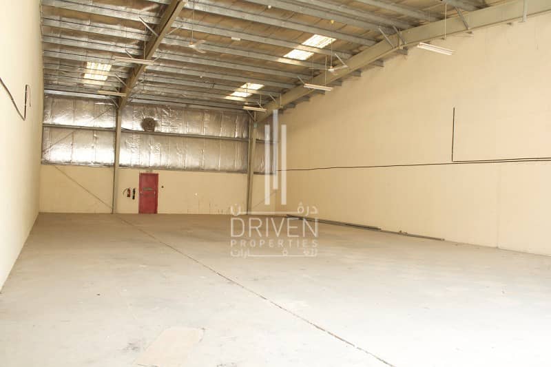 Good Quality Fitted Space Warehouse for Rent