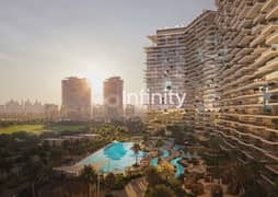 غرفة نوم واحدة مفروشة | برج داماك ديستريكت B | إطلالات على الجولف واللاجون