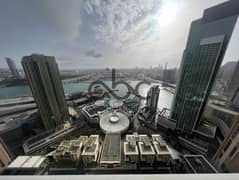 إطلالة على البحر | طابق مرتفع | شقة غرفتين نوم + شرفة | جاهزه