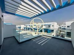 فيلا من 5 غرف نوم | سانتوريني داماك لاجونز | إطلالات متعددة على التراس | غير مفروشة