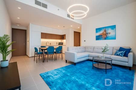 2 Bedroom Apartment for Rent in Dubai Creek Harbour, Dubai - Water View | Vacant | Fully Furnished