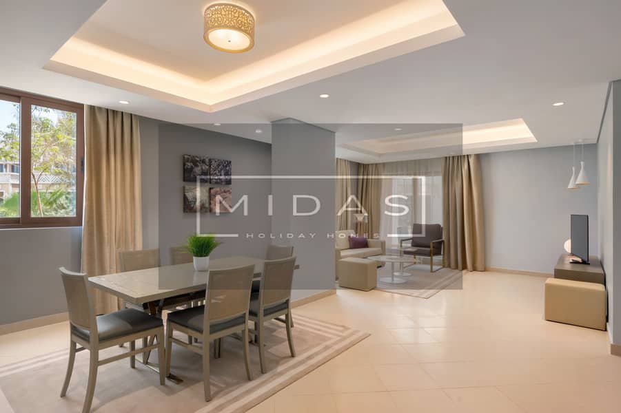 3 19 Family Two bedroom Apartment  - Living and Dining room. jpg