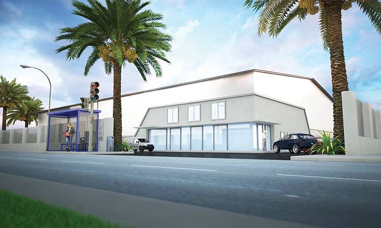 40000 square feet open yard and 8000 square feet warehouse for rent in Al Quoz 3