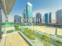 Bright & Well Maintained 1BR | Spacious Balcony | Mid-level floor