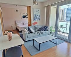 شقة في المها،المنيرة،شاطئ الراحة 1 غرفة 115000 درهم - 14907808