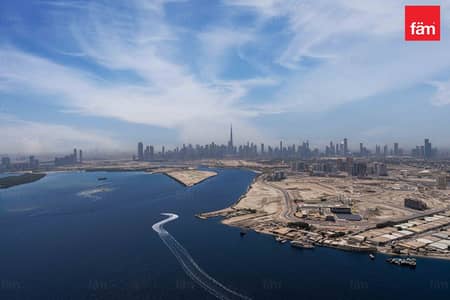 3 Bedroom Flat for Rent in Dubai Creek Harbour, Dubai - High Floor| Water & Burj Khalifa View| Furnished
