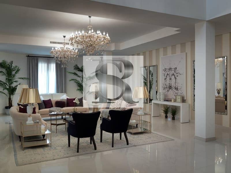 Best Price -Ready Stylish Large 5BR Spanish-Style Villa in Jumeirah Golf Estate | Easy Payment Plan | Golf Course View