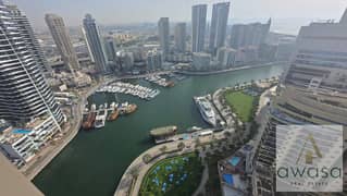 Luxury 3BR + Maid Fully Furnished Marina View Sparkle Tower