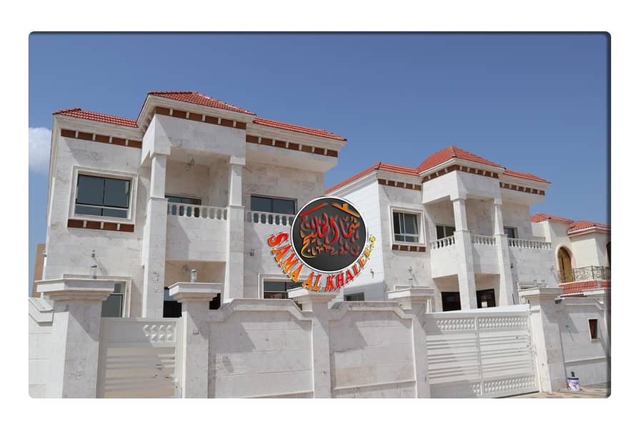 Luxury villa with attractive stone facade for sale in Ajman