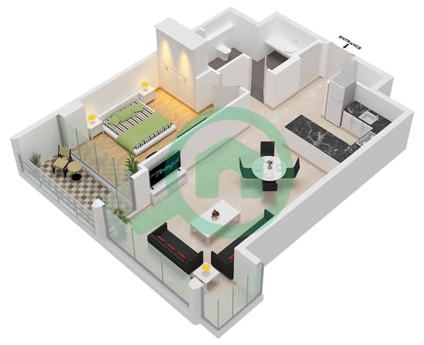 Type A3 Unit 1 Floor 6,8,22,24 
Unit 6 Floor 14 
Unit 5 Floor 16