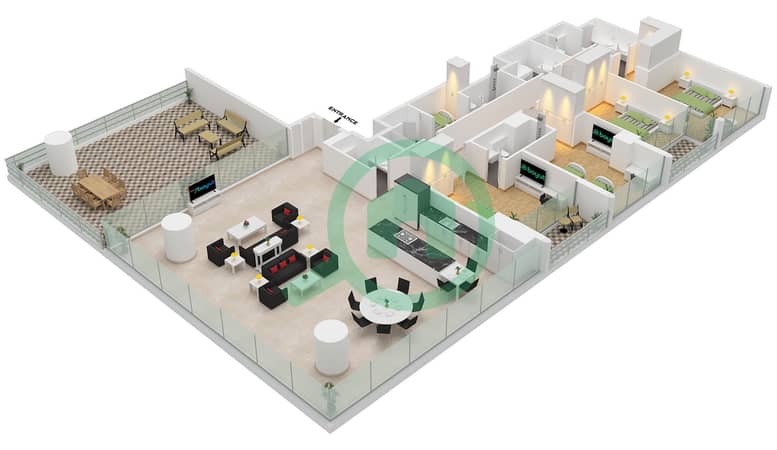 Type A1 Unit 6 Floor 31 Type A1 Unit 6 Floor 31