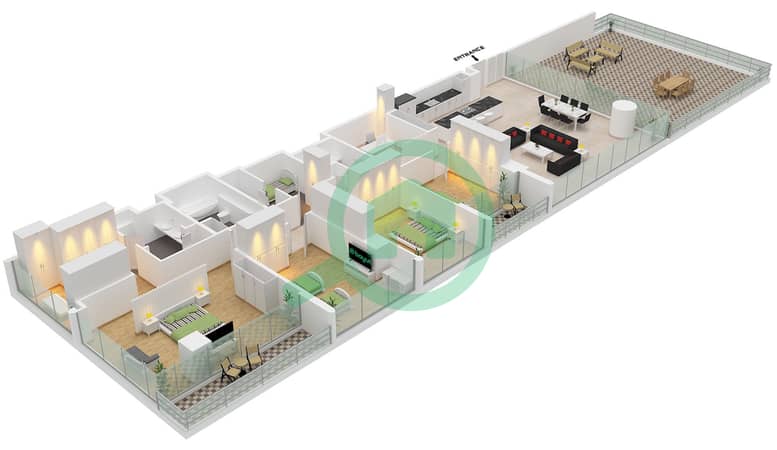 Type C1 Unit 6 Floor 31