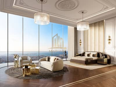 谢赫-扎耶德路, 迪拜 1 卧室公寓待售 - Penthouse-Master-Bedroom. jpg 谢赫-扎耶德路, 迪拜 1 卧室公寓待售 - Penthouse-Master-Bedroom. jpg