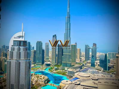 2 Bedroom Flat for Rent in Downtown Dubai, Dubai - Burj Khalifa & Fountain Views | Stunning Hotel Apt | Prime Downtown Location