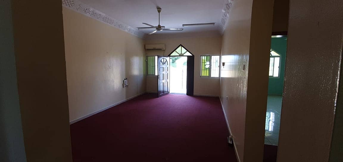 Villa for rent in Ajman, an excellent area, two minutes from the Abaya Circle, the second piece of Sheikh Ammar Street