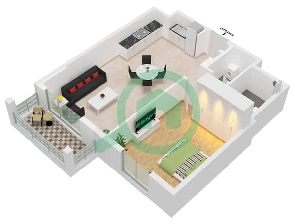 Type 5 Unit 1 Floor 2-4 Type 5 Unit 1 Floor 2-4