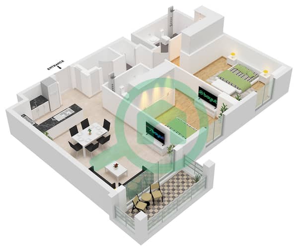 Type 6 Unit 3 Floor 3,4
Unit 2 Floor 5,6
Type 6A Unit 3 Floor 2 Type 6 Unit 3 Floor 3,4
Unit 2 Floor 5,6
Type 6A Unit 3 Floor 2
