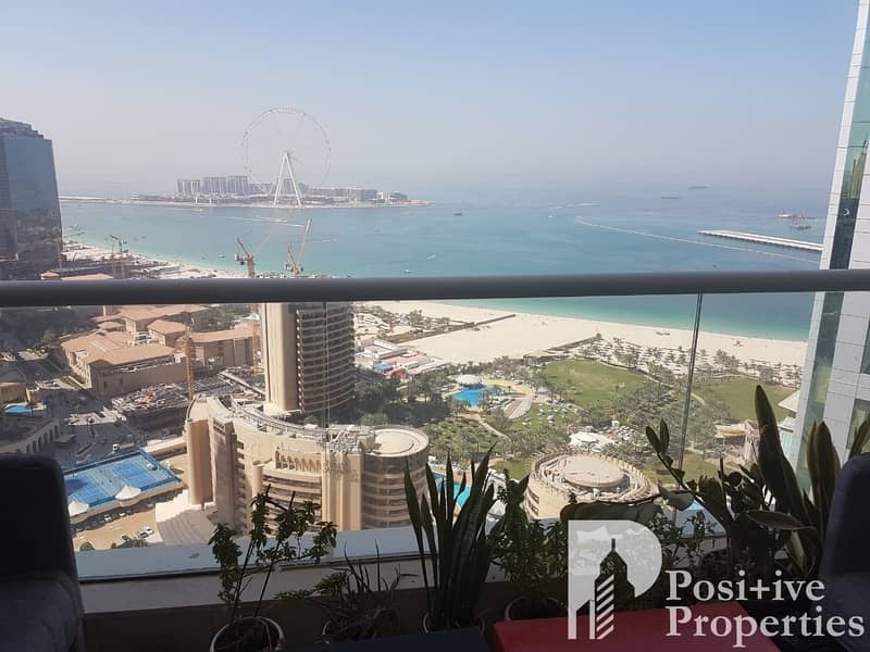 Bluewaters & Sea View + High Floor + 1 Bedroom