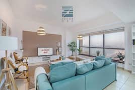 Fully Furnished 2BR | Shams 4 JBR | Marina & Sea View