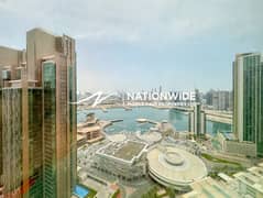 Vacant| Stunning 2BR| Top Layout| Full Sea Views