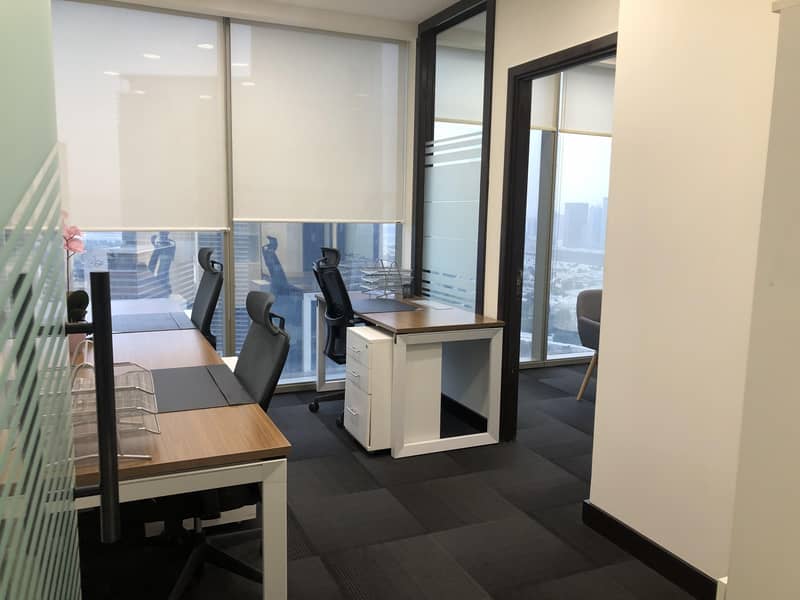 Best furnished Serviced offices for rent in Dubai