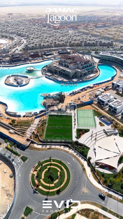 4 Schlafzimmer Townhouse zum zur Miete in DAMAC Lagoons, Dubai - DJI_20260208163532_0013_D. jpg 4 Schlafzimmer Townhouse zum zur Miete in DAMAC Lagoons, Dubai - DJI_20260208163532_0013_D. jpg