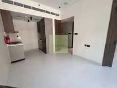 Vacant studio with community view