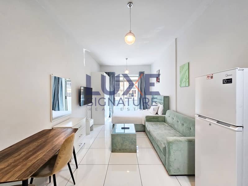 Furnished Studio | Plazzo Heights JVC | Pool & Community Views - 7