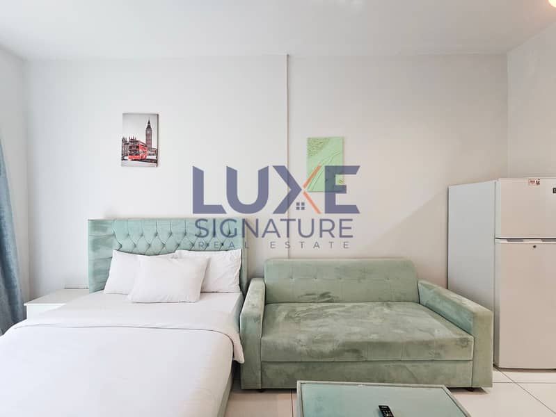 Furnished Studio | Plazzo Heights JVC | Pool & Community Views - 2
