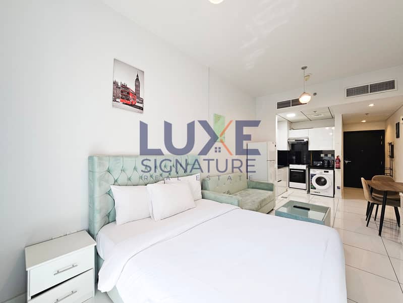 Furnished Studio | Plazzo Heights JVC | Pool & Community Views - 3