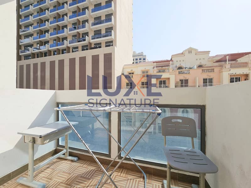 Furnished Studio | Plazzo Heights JVC | Pool & Community Views - 15