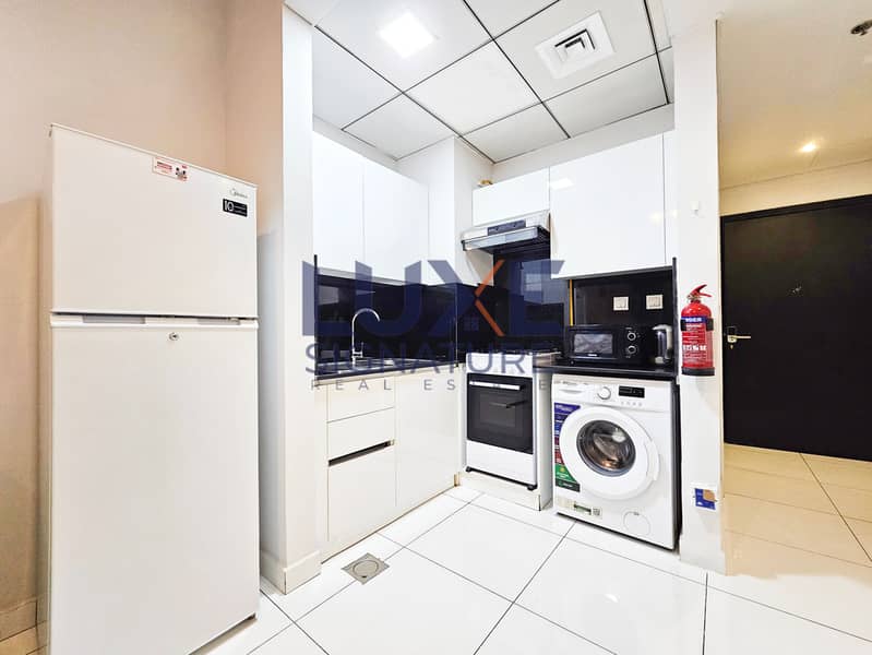 Furnished Studio | Plazzo Heights JVC | Pool & Community Views - 11