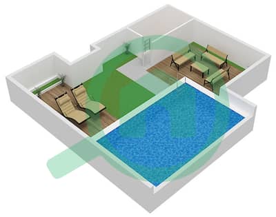 Empire Estates - Plan d’étage de 2 chambres Appartement Type F